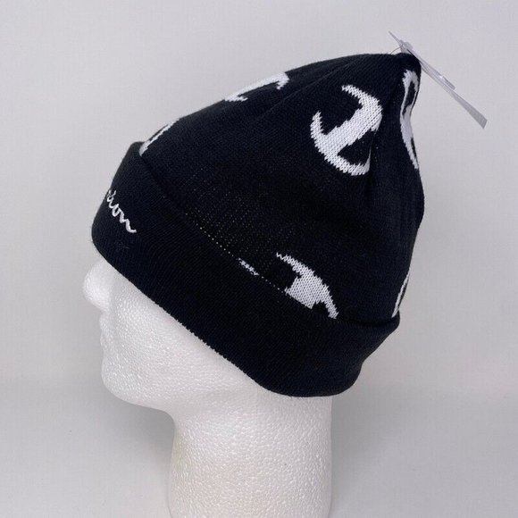 Champion Beanie Winter Hat All Over Logo Script Spellout Hip Hop Streetwear - Picture 3 of 7